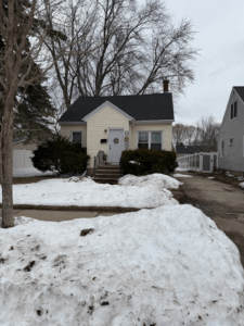 Outside of front of home